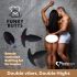 FEELZTOYS Funkybutts - Комплект черен анален вибратор с радио управление