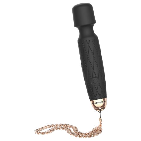Bodywand Luxe - акумулаторен мини вибратор масажор (черен)