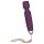 Bodywand Luxe - акумулаторен мини вибромасажор (лилав)