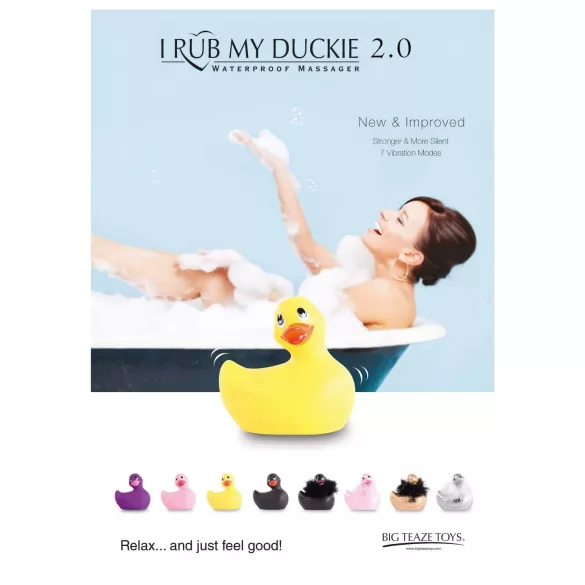 My Duckie 2.0 - водоустойчив вибратор за клитор - розов