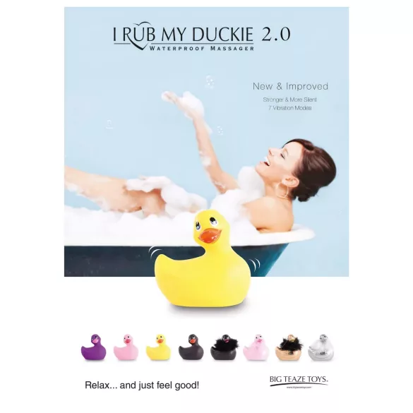 My Duckie Paris 2.0 - водоустойчив вибратор-патенце за клитор (розов)
