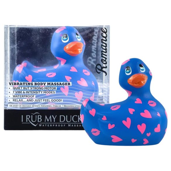 My Duckie Romance 2.0 - Водоустойчив клиторен вибратор (синьо-розов)