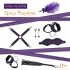 RS Soiree Kinky Me Softly - БДСМ комплект за връзване - лилав (7 части)
