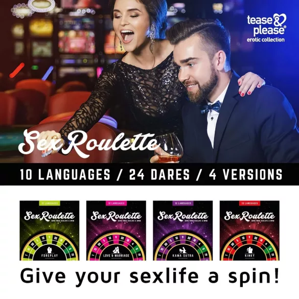 Sex Roulette Kama Sutra - секс настолна игра - многоезичен (10 езика)