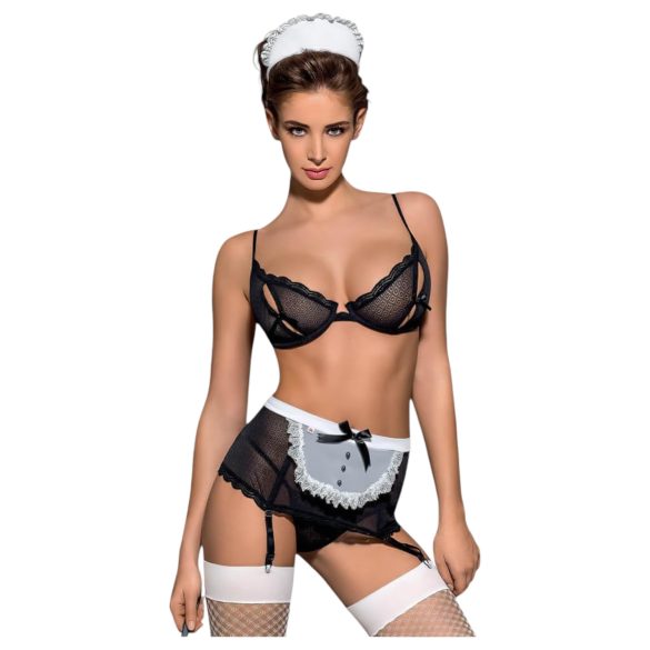 Obsessive Maidme - комплект костюм на камериерка (6 части)
