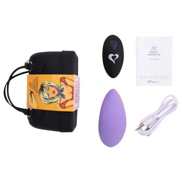FEELZTOYS Бикини - акумулаторен радио клиторен вибратор (лилав)
