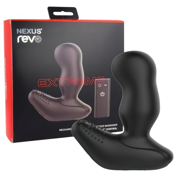 Nexus Revo Extreme - Радио, въртящ се простатен вибратор (черен)