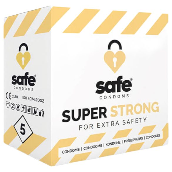 SAFE Super Strong - изключително здрав презерватив (5 бр.)