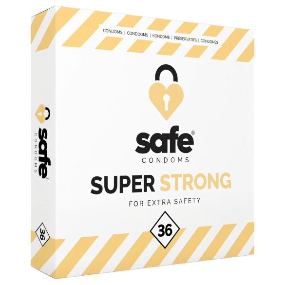 SAFE Super Strong - изключително здрав презерватив (36 бр.)
