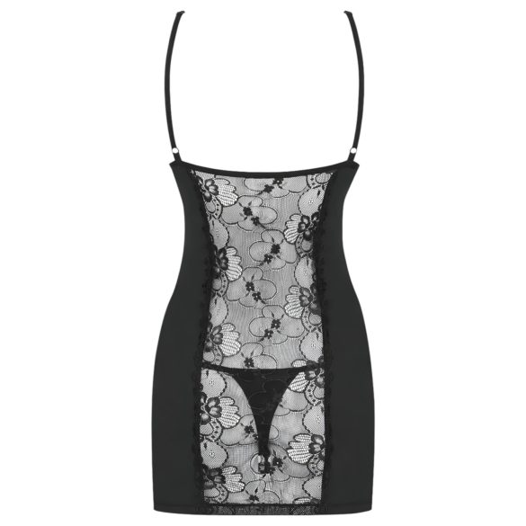 Obsessive - нощница и прашка - черен - L/XL