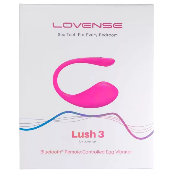 LOVENSE Lush 3 - смарт виброяйце (розово)