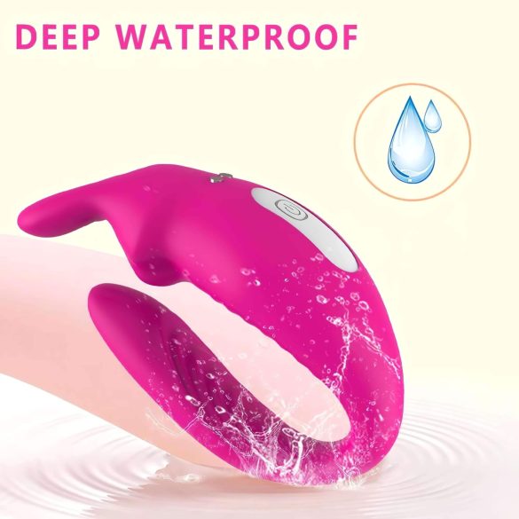 Aixiasia Hera - акумулаторен, радио двойка вибратор (розов)