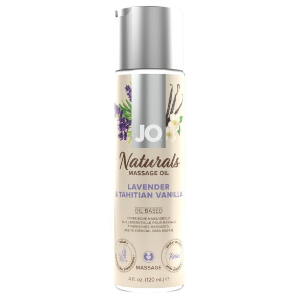 System JO - масажно масло лавандула-ванила (120ml)
