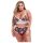 Baci Plus Size - комплект сутиен с дантела и флорални мотиви