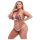 Baci Plus Size - Комплект сутиен с флорална дантела