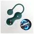 Magic Motion Crystal Duo - вибриращи гейша топчета с управление чрез приложение (зелени)