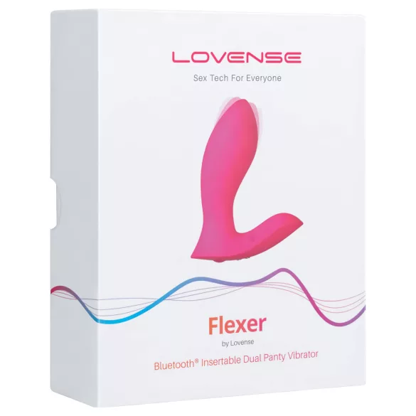LOVENSE Flexer Panty - акумулаторен 2-в-1 вибратор (розов)