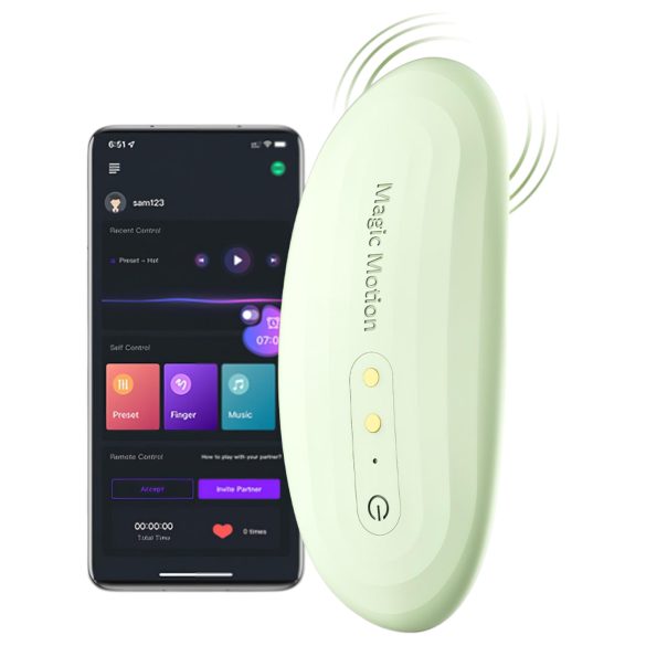 Magic Motion Nyx - интелигентен вибратор за бикини (зелен)