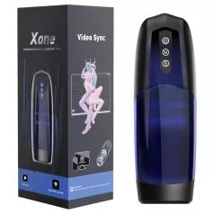  Magic Motion Xone - мастурбатор с управление чрез приложение за мъже (син)