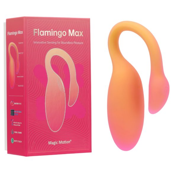 Magic Motion Flamingo Max - вибриращо яйце с приложение - оранжев