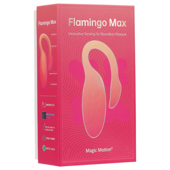 Magic Motion Flamingo Max - вибриращо яйце с приложение - оранжев
