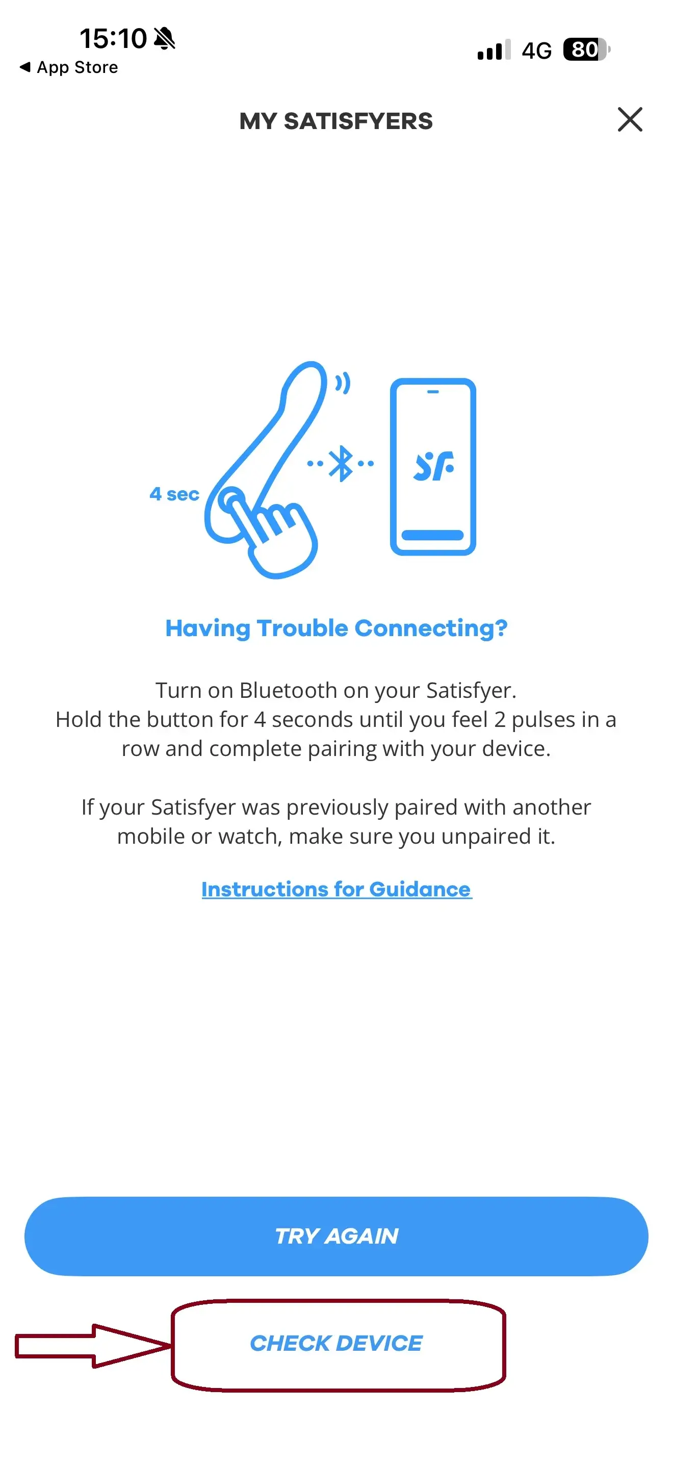 Satisfyer Connect App: твое ръководство стъпка 2 | Desirel Sex Shop
